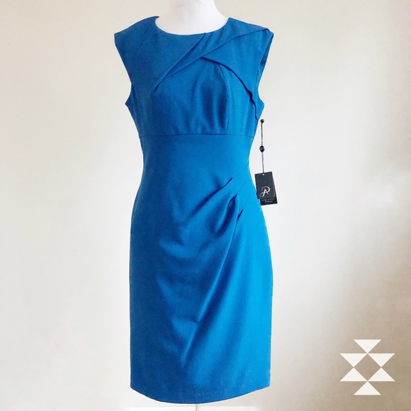 Adrianna Papell Dresses & Skirts - Adrianna Papell Draped Dress Sheath  NWT